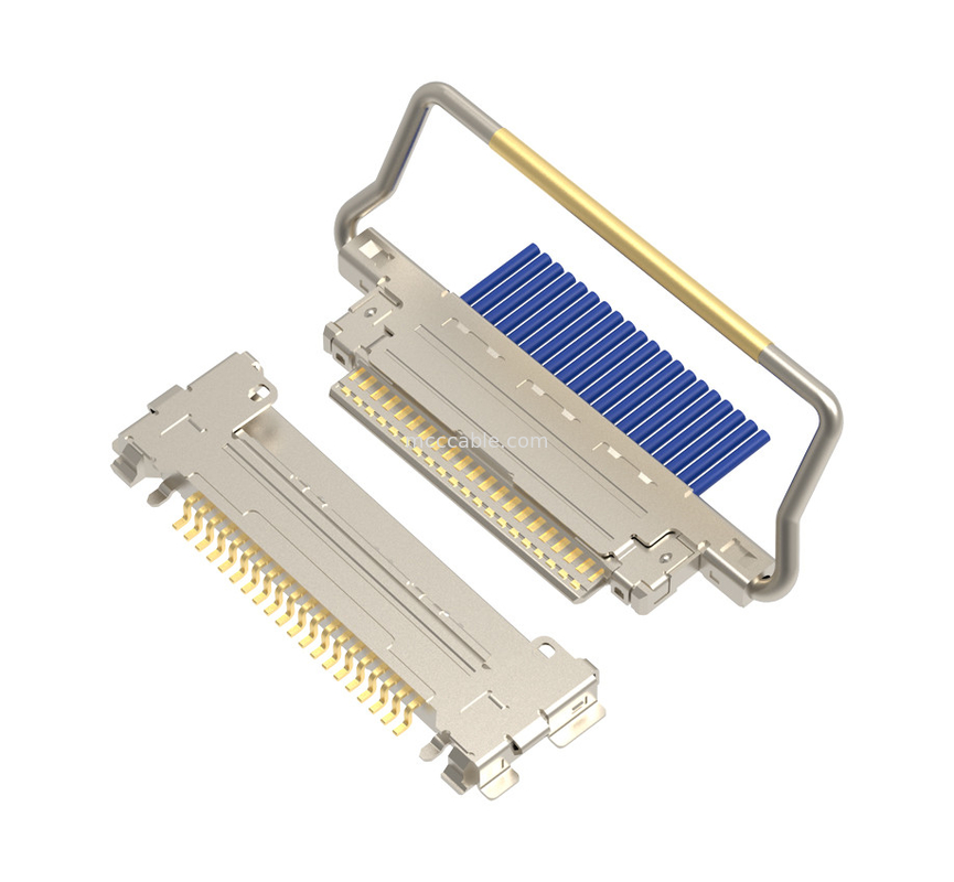 20pin 20633-220T-01S Микрокоаксиальный кабель 0,4 мм, горизонтальный тип соединения с микрокоаксиальным разъемом