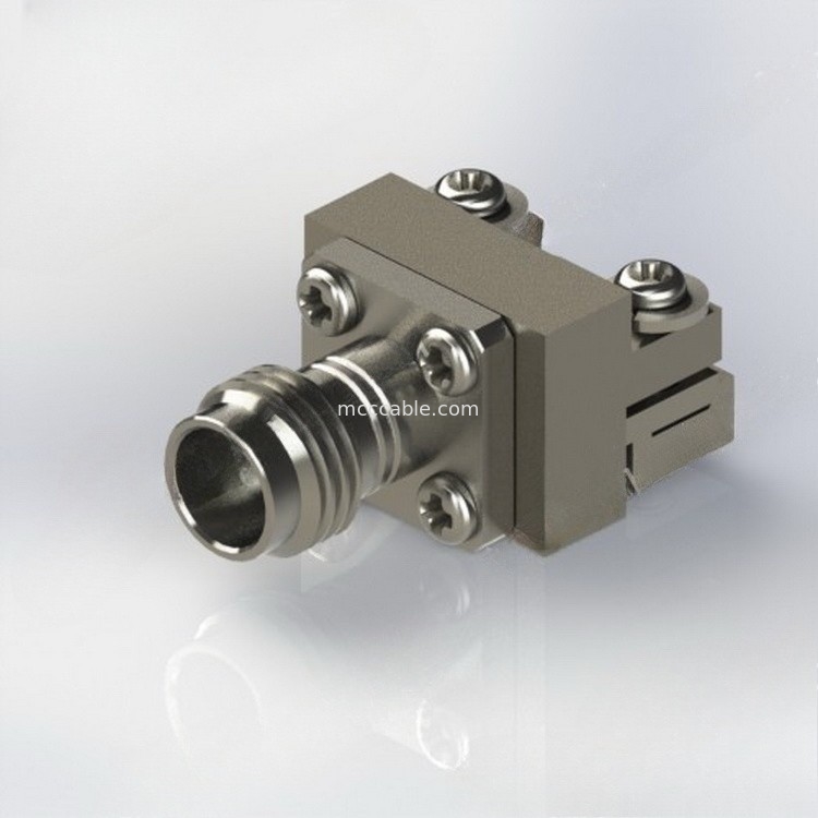 Фланец соединителей коаксиального кабеля DC-50G 2.4-KHD RF прямой до PCB 50 омов