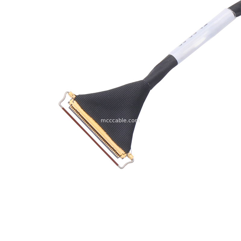 Тип микро-коаксиальный соединитель кабеля lvds lcd тангажа сборки кабеля 0.5mm Pin Lvds таможни 40 горизонтальный сопрягая