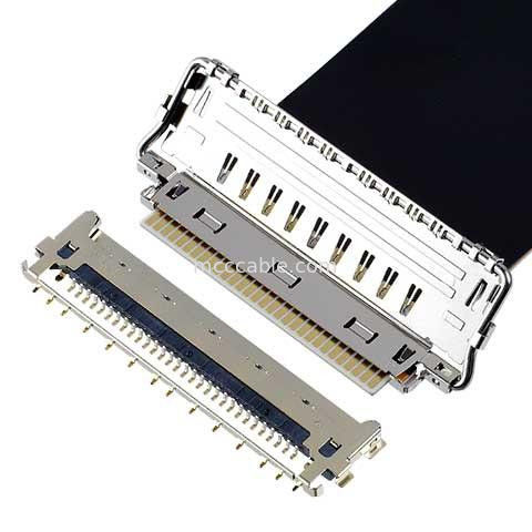 Микрокоаксиальный кабель 20862-040T-01 40P Коннектор FPC с горизонтальным соединением