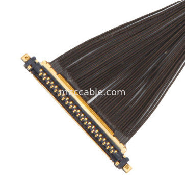 40P UL11130 46AWG Собрание микрокоаксиальных кабелей 20531-040t-02 IDC Формирование OEM/ODM