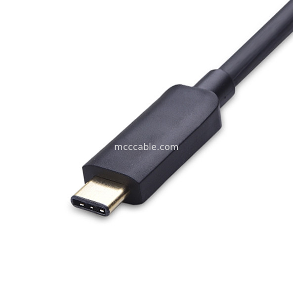 USB Type C Мужчина к Dvi I Женщина адаптер для проекции LCD камеры