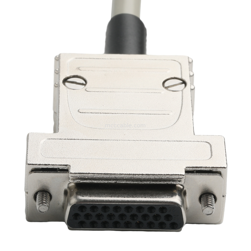 Hd D-Sub к Mdr Сцепление соединителя кабеля 14p*28 Awg Od 7.0mm Beige Pvc Jack