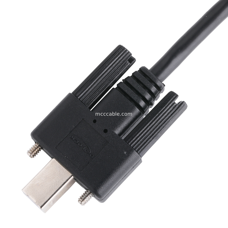UL Принтер соединительный кабель USB 2.0 типа A к типу B блокировка