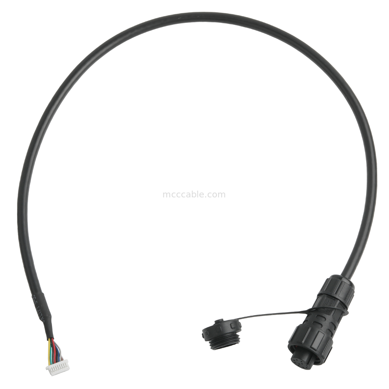IP67 водонепроницаемый разъем M16 женский к SH1.0 9P UL 2464 28AWG*4PR+AEB кабель ROHS
