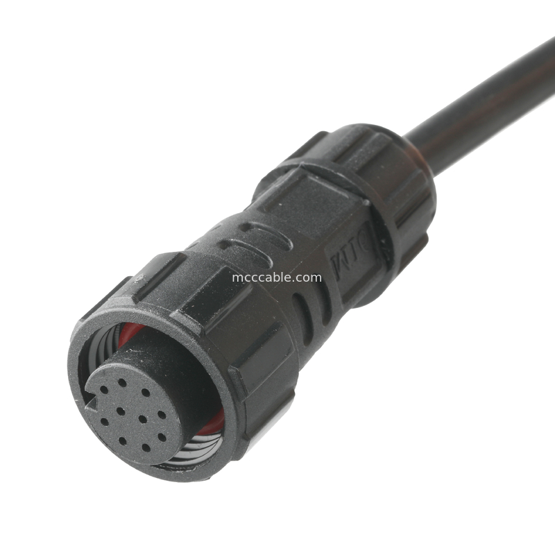 IP67 водонепроницаемый разъем M16 женский к SH1.0 9P UL 2464 28AWG*4PR+AEB кабель ROHS