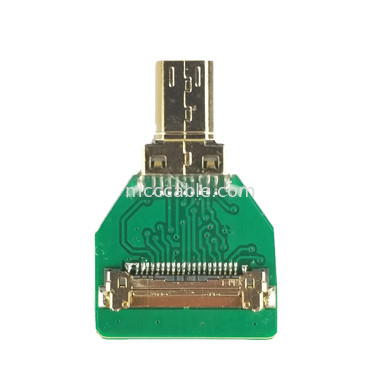 MIPI адаптеры для разъемов OEM ODM HDMI кабельный адаптер Micro Straight Head HDMI-D-180° к 20454-220-02 20455 20453
