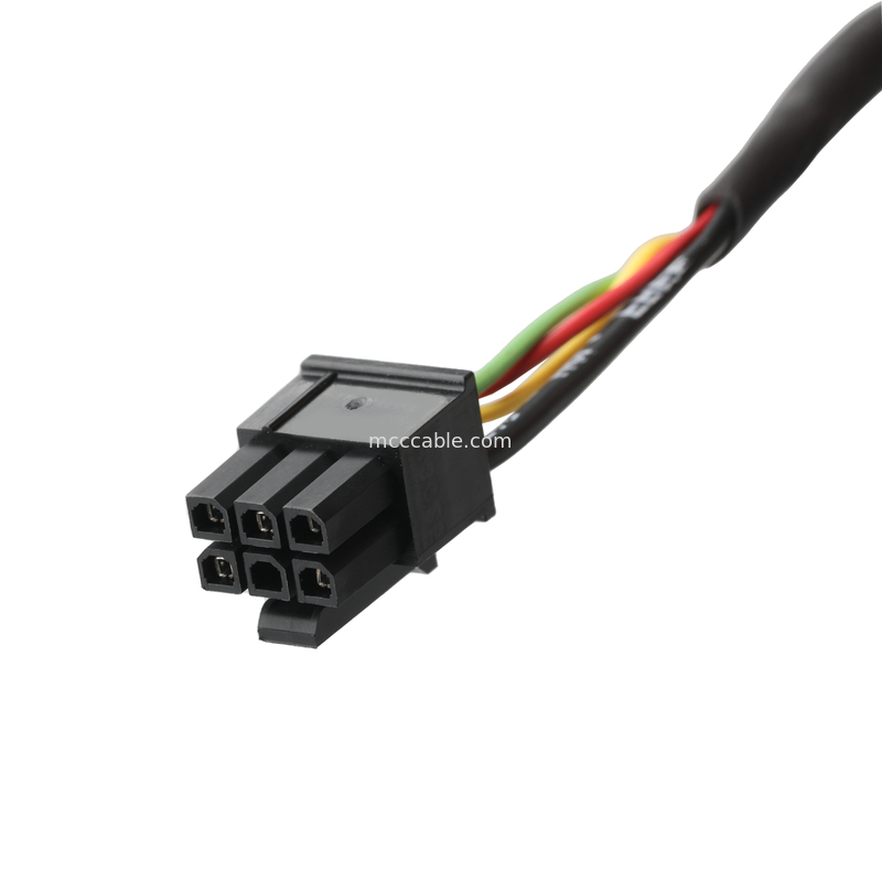 LVDS КАБЛ HSG 43025-0600 Picth 3.0mm MX к HSG 43025-0200 и RV1.25-4 разъединитель OEM/ODM длина кабеля