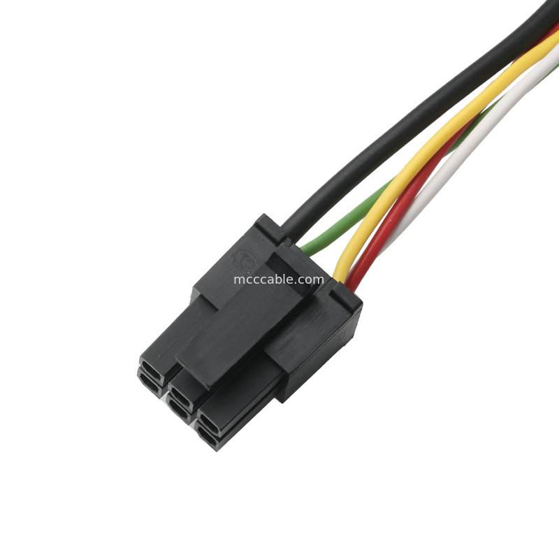 LVDS КАБЛ HSG 43025-0600 Picth 3.0mm MX к HSG 43025-0200 и RV1.25-4 разъединитель OEM/ODM длина кабеля