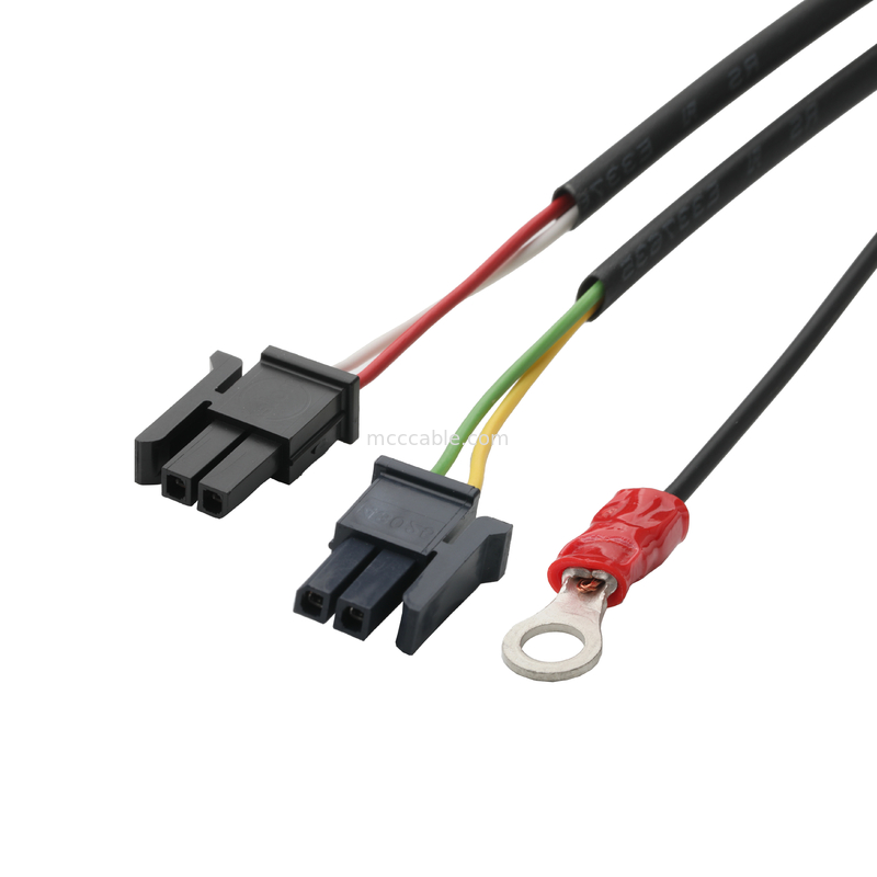 LVDS КАБЛ HSG 43025-0600 Picth 3.0mm MX к HSG 43025-0200 и RV1.25-4 разъединитель OEM/ODM длина кабеля