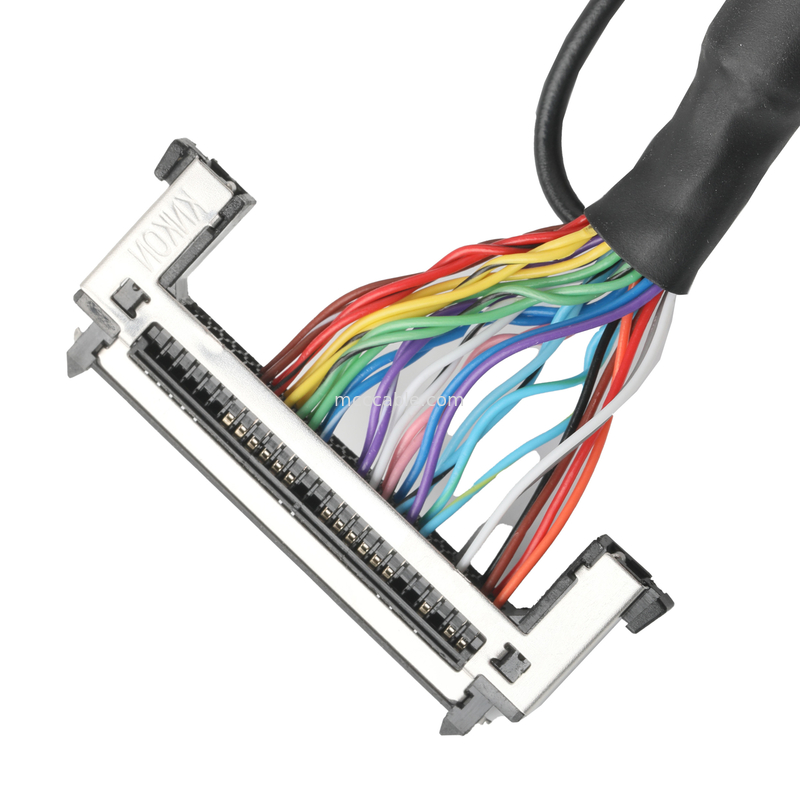 Lvds кабельная сборка JAE FI-RE51HL 51Pin к HD-SUB 26P мужской SLODER UL 1007 20AWG кабель OEM/ODM
