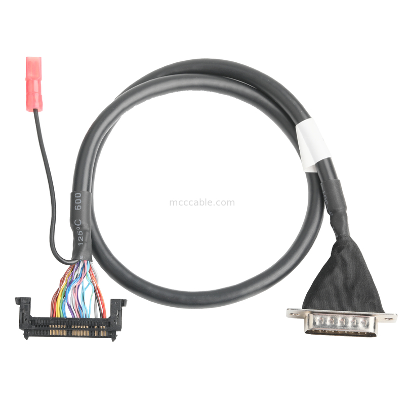 Lvds кабельная сборка JAE FI-RE51HL 51Pin к HD-SUB 26P мужской SLODER UL 1007 20AWG кабель OEM/ODM