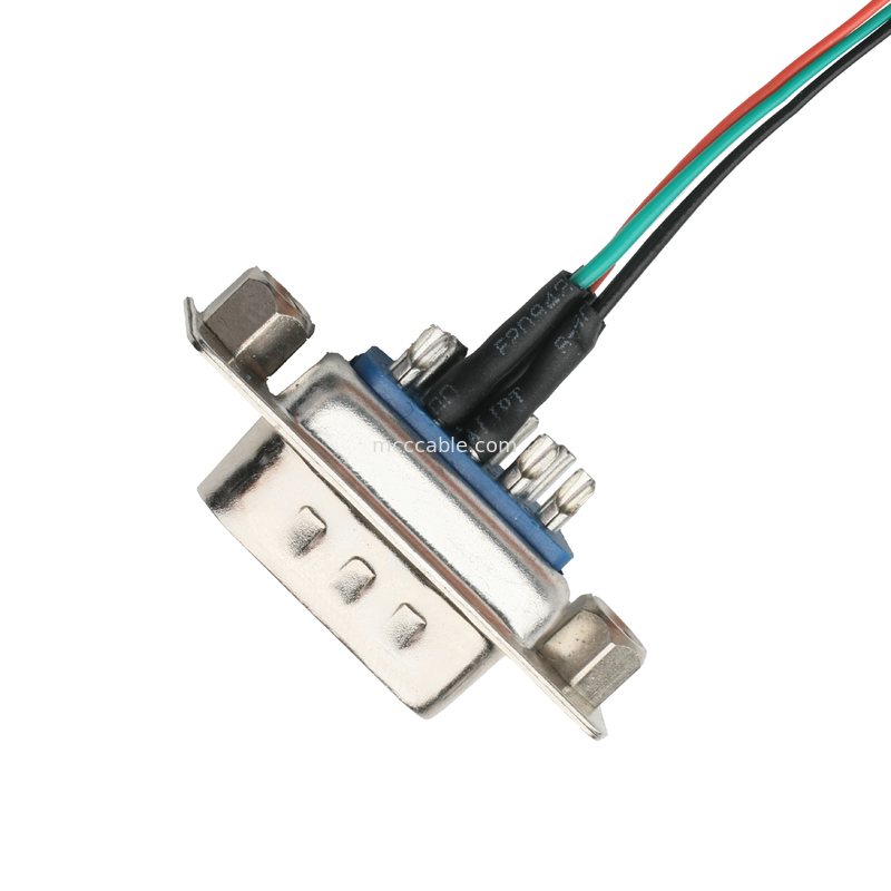 DB 9P LVDS Кабельная сборка D-SUB-9P Мужской сварщик до MX1.25mm 4Pin Wire Connector OEM/ODM