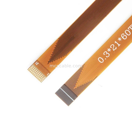 21 кабель штыря FFC FPC, соединитель дисплея lvds тангажа плоского кабеля 0.3mm FPC гибкий