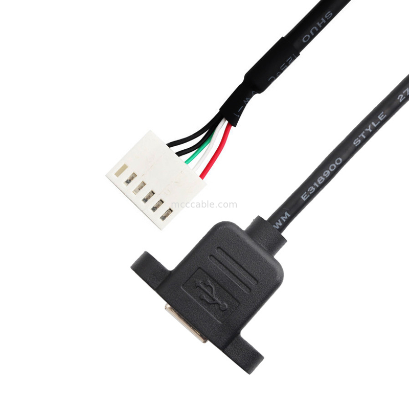 собрание держателя панели кабеля Usb b Durachill проводки провода тангажа A2542ha-6p 2.54mm