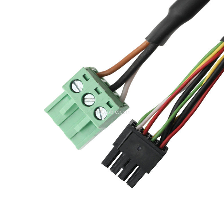 LVDS CABLE адаптер DB-15P FEMALE к HSG 43025-0800 8P и 691352710003 3P Зеленый мужской терминал