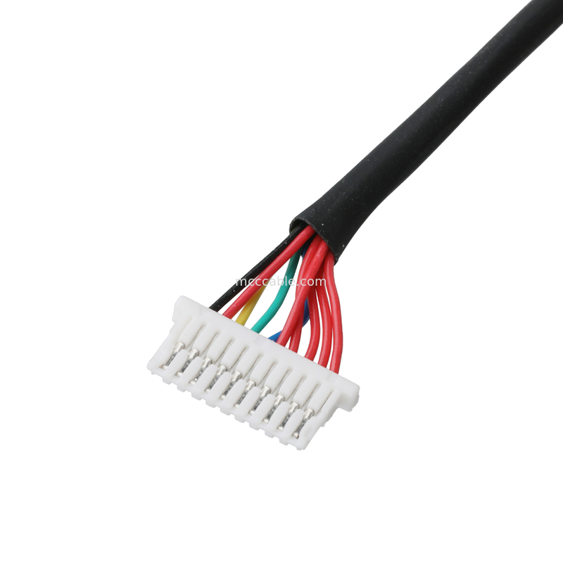 Кабель lvds 10P JST SHLP-10V-S-B к полуразорванным ремням на заказ Коаксиальные кабельные сборы Автомобильные проволочные ремни