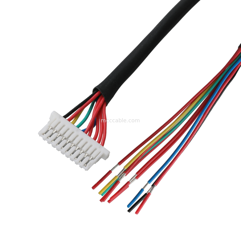 Кабель lvds 10P JST SHLP-10V-S-B к полуразорванным ремням на заказ Коаксиальные кабельные сборы Автомобильные проволочные ремни