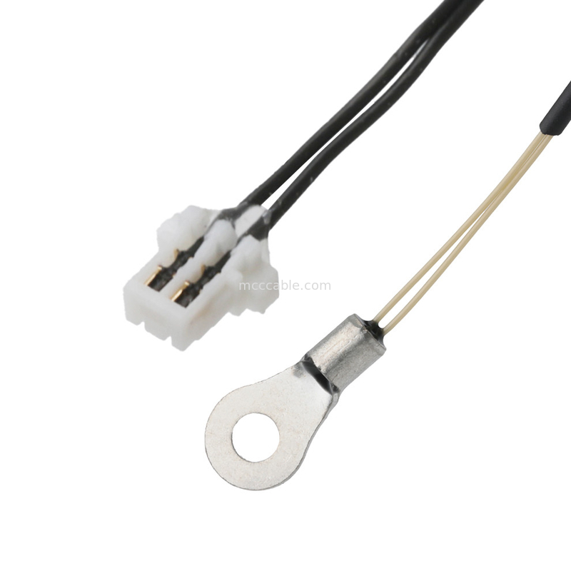 M8 Термисторы NTC 10K Ом 1% Датчик на контакт 2P Лицо UP UL10064 32# AWG кабель OEM / ODM