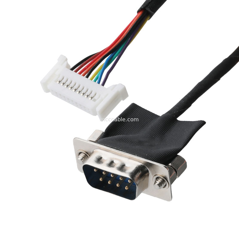 DB-9Pin LVDS Кабельная сборка D-SUB-9P Мужской сварщик к TU1.0 20Pin TU1002HN0-20 Wire Connector OEM/ODM