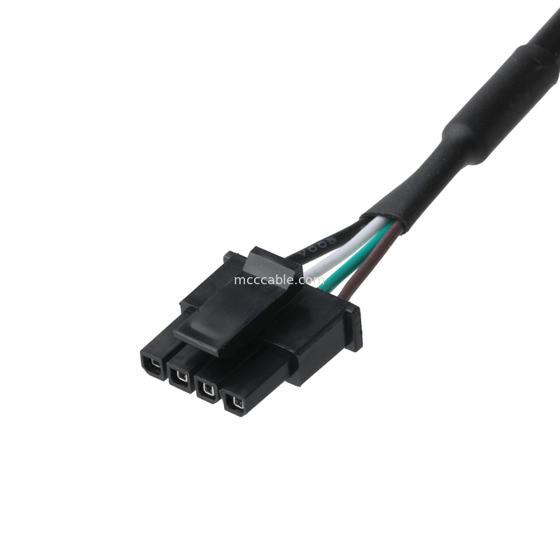 HSG 43645-0400 MX3.0-4P к полуопущенной проволоке и кольцевому заземляющему ошейнику LVDS кабельной сборки OEM/ODM