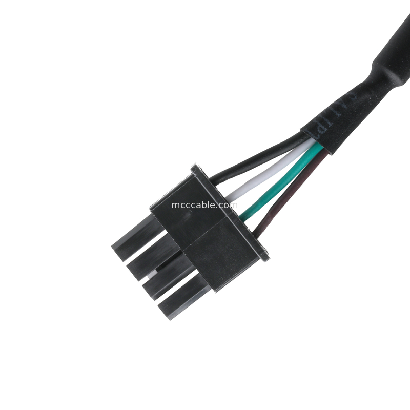 HSG 43645-0400 MX3.0-4P к полуопущенной проволоке и кольцевому заземляющему ошейнику LVDS кабельной сборки OEM/ODM