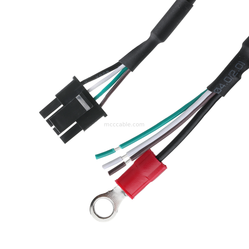 HSG 43645-0400 MX3.0-4P к полуопущенной проволоке и кольцевому заземляющему ошейнику LVDS кабельной сборки OEM/ODM