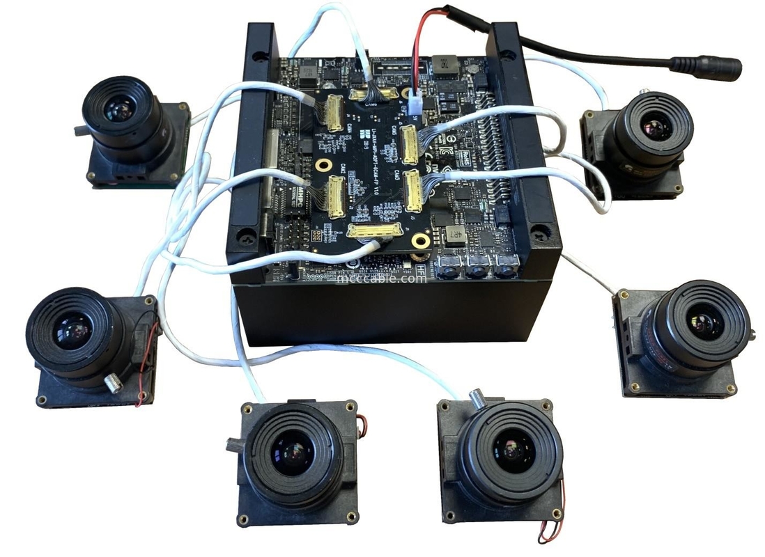Micro Coax LI-JXAV-MIPI-ADPT-6CAM к LI-IMX290-MIPI-M12 FAW-1233-03 кабель Nvidia Камера и дизайн камеры