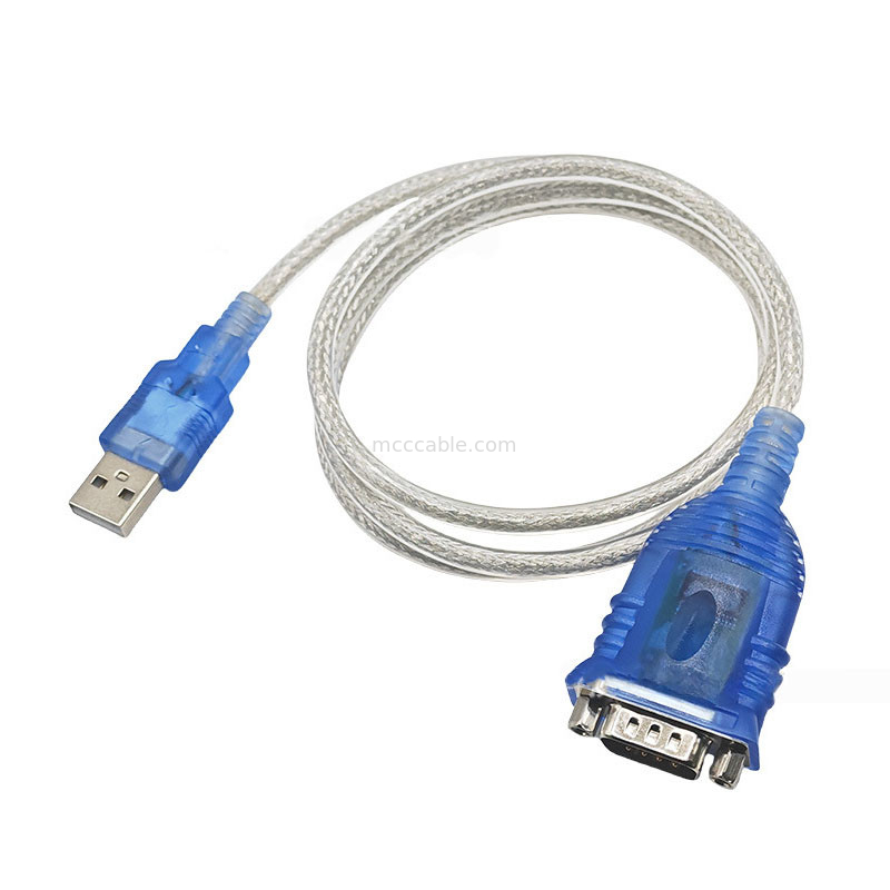 PL2303GT USB к серийному кабелю USB-A к DB-9P интерфейс разъема, серийный протокол RS232-340, поддерживает пользовательскую длину кабеля