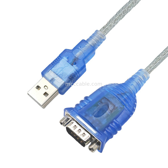 PL2303GT USB к серийному кабелю USB-A к DB-9P интерфейс разъема, серийный протокол RS232-340, поддерживает пользовательскую длину кабеля