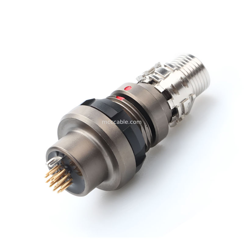 Промышленный водонепроницаемый соединитель R серии 16P мужского и женского пола для военных, уровень защиты достигает IP6K8