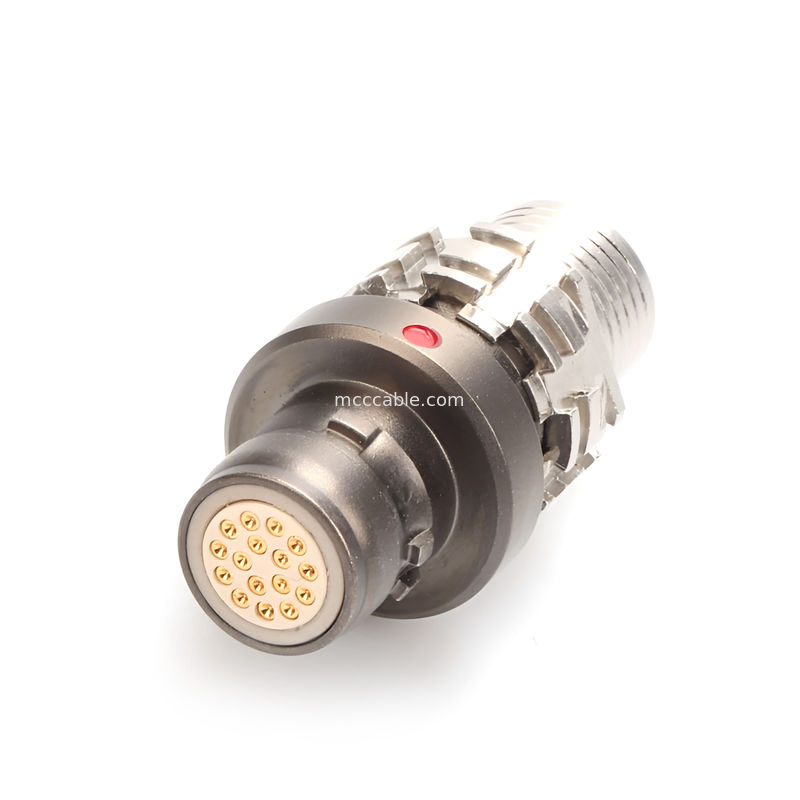 Промышленный водонепроницаемый соединитель R серии 16P мужского и женского пола для военных, уровень защиты достигает IP6K8