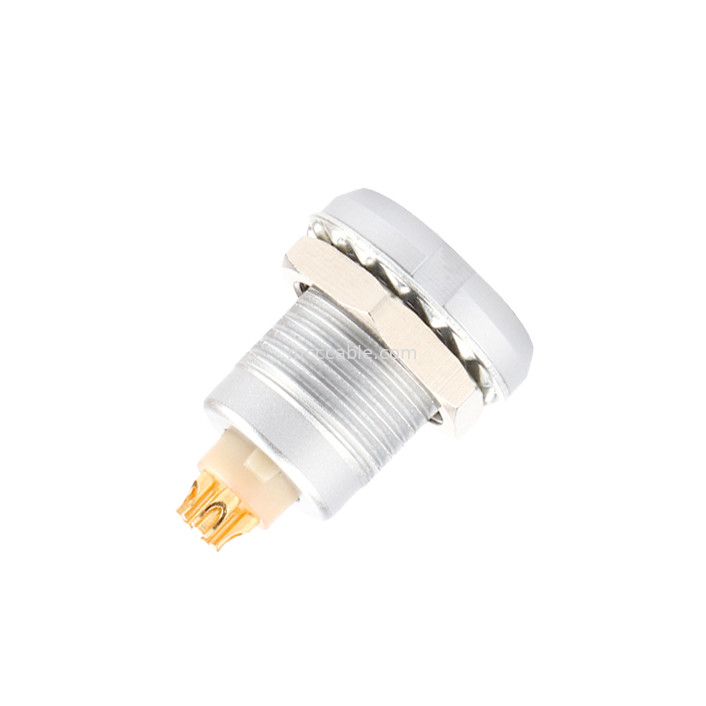Промышленный водонепроницаемый соединитель серии B Z2 5Pin Double Nut Welding Printed Circuit Board Pin Core (прямая и угловая)