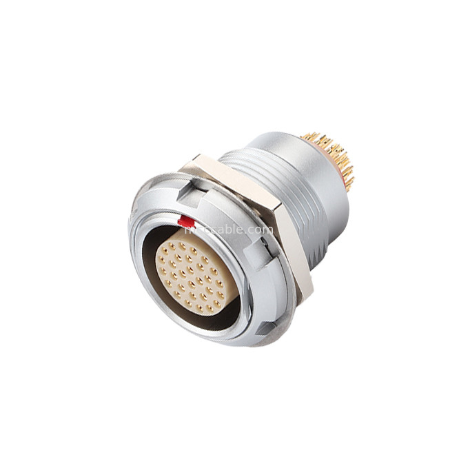 Промышленный водонепроницаемый соединитель серии B Z2 5Pin Double Nut Welding Printed Circuit Board Pin Core (прямая и угловая)