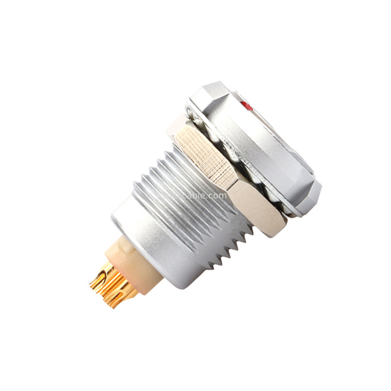 Промышленный водонепроницаемый соединитель серии B Z2 5Pin Double Nut Welding Printed Circuit Board Pin Core (прямая и угловая)