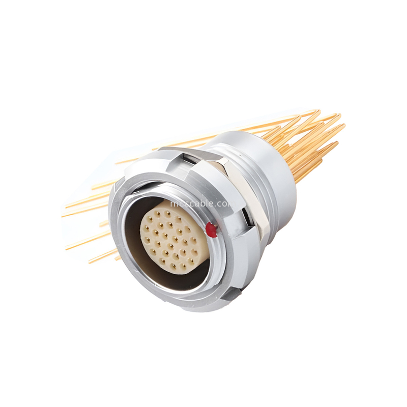 B-серия Push Pull Circular Connector Многоядерный тип 2 ~ 32 ядра Ядра сварной иглы (прямые или под углом)