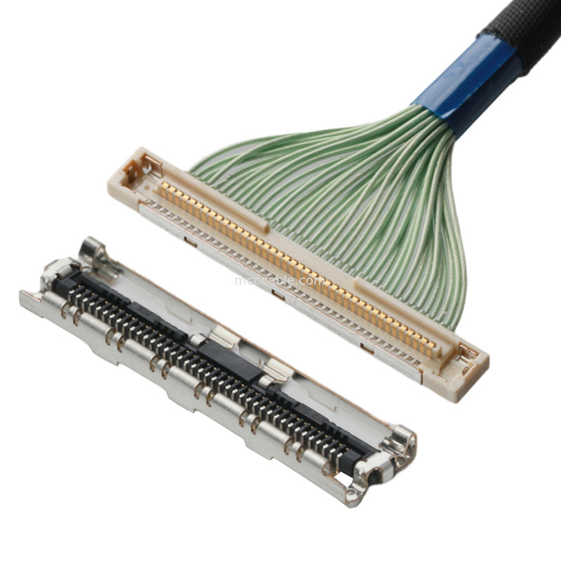 кабель соединителя lvds коаксиального кабеля ЧАСОВ DF36-40P-0.4SD тангажа 0.4mm микро-