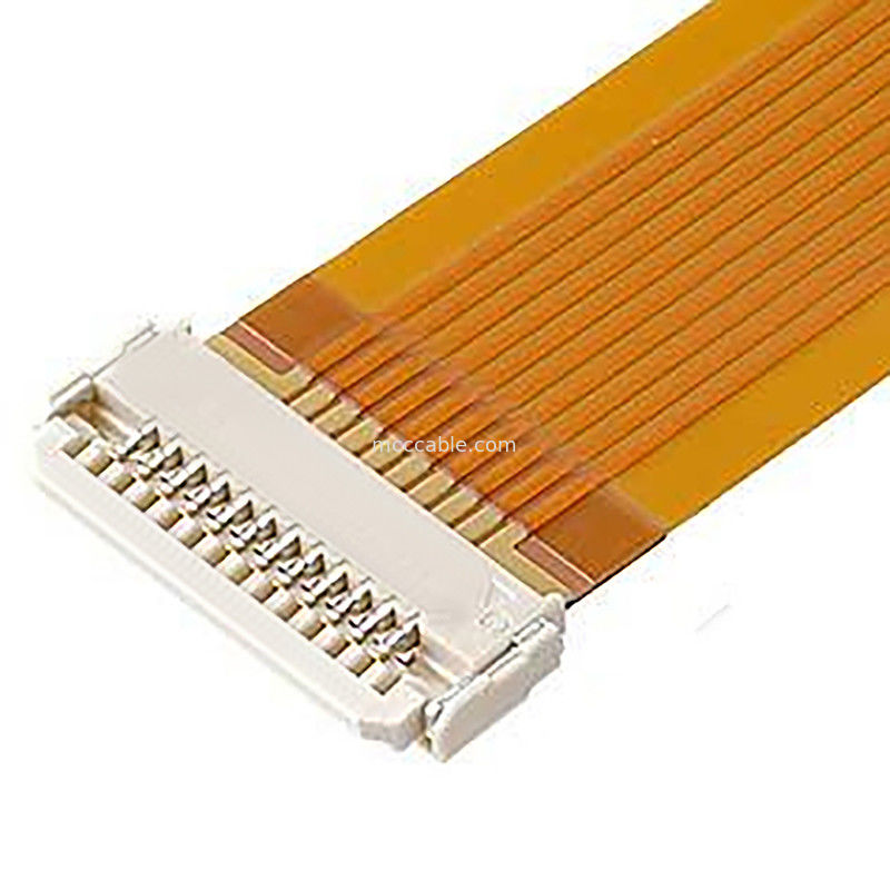 Горизонтальный микрокоаксиальный кабель 0,5 мм толщиной DW-5 20598-008T-02 Сцепление 8 штифтов