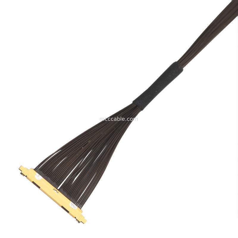 40P UL11130 46AWG Собрание микрокоаксиальных кабелей 20531-040t-02 IDC Формирование OEM/ODM