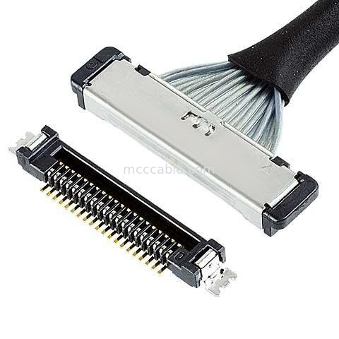 Микрокоаксиальный кабель 20380 50P соединитель 20380-050T-06 Lvds 0,4 мм