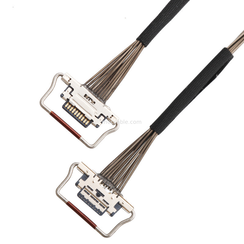 10 тангаж 20633-310T-01S Lvds коаксиального кабеля 0.4mm Pin микро- для термальной камеры