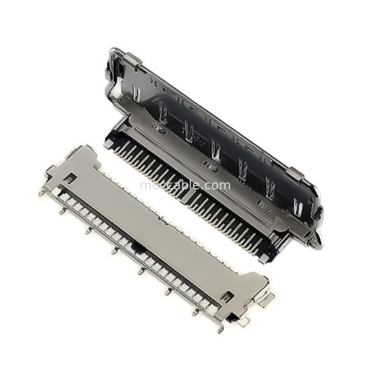 соединитель lvds печатает 40 типу соединителя 20977-040T 040E 01 lvds штыря горизонтальному сопрягая Микро-коаксиальный соединитель