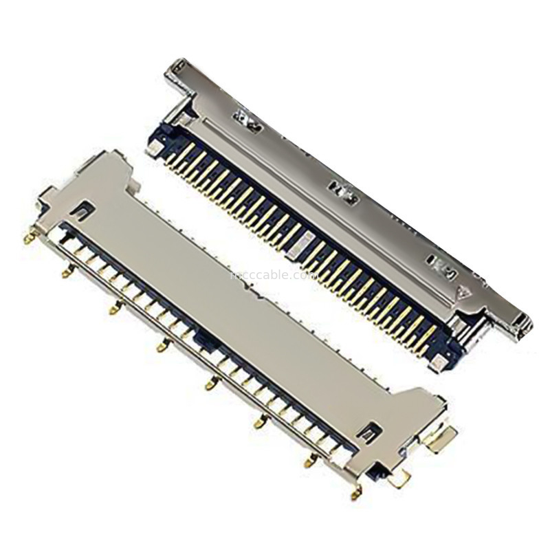 соединитель lvds печатает 40 типу соединителя 20977-040T 040E 01 lvds штыря горизонтальному сопрягая Микро-коаксиальный соединитель