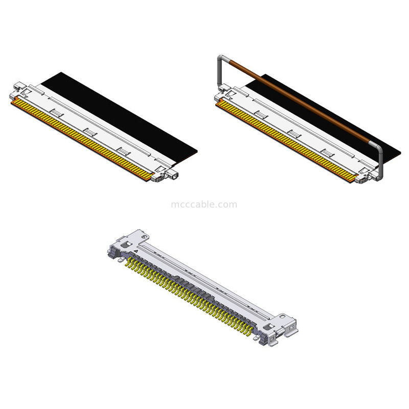 40P Автомобильные коаксиальные кабельные соединители 20858-040T-01 40Pin направление соединения горизонтально