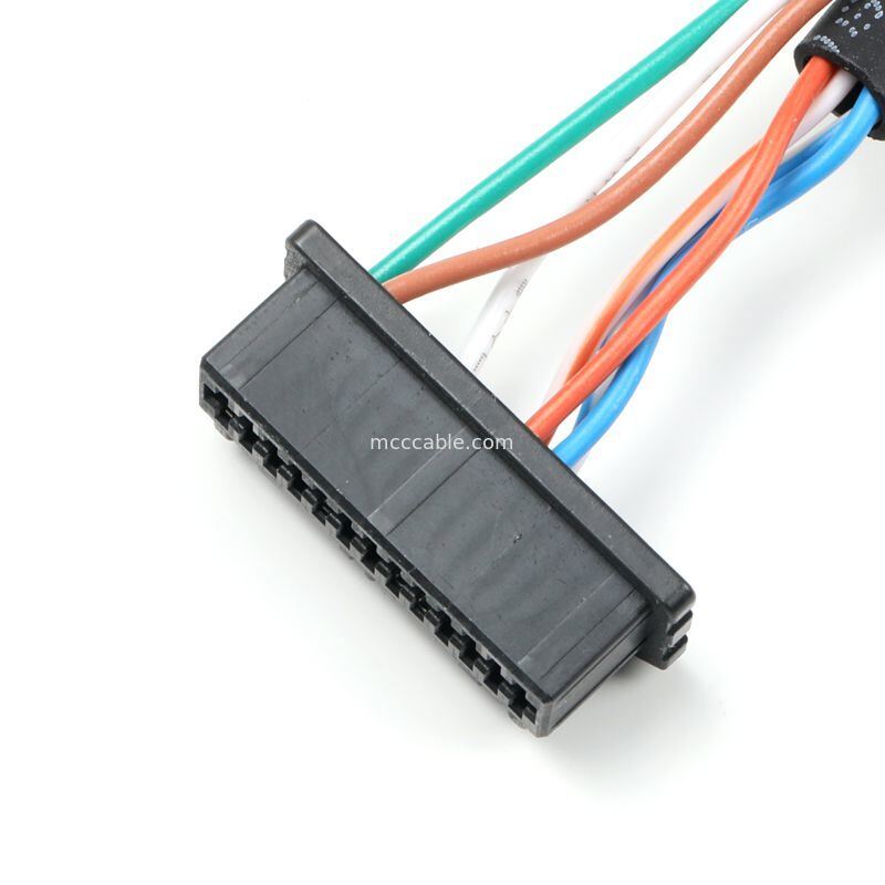 Custom Samtec ACRK-12 Circular to Molex Micro-Lock 26-Pin Cable Assembly | CAT6A