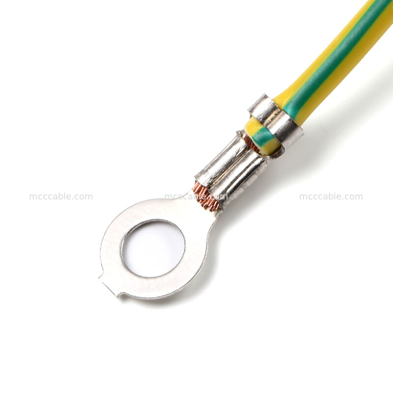 Сборка шнура питания IEC C14 для монтажа на панель к C13 с проводом заземления