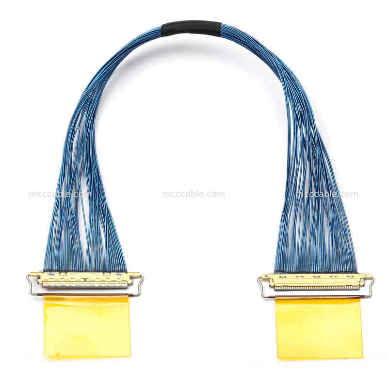 Сборка микрокоаксиальных кабелей с разъемом 20453-040T-01   Custom OEM High-Speed Interconnect