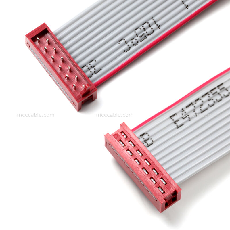 Сборка плоского ленточного кабеля IDC – двухрядный разъем 2,54 мм, изготовление по заказу OEM