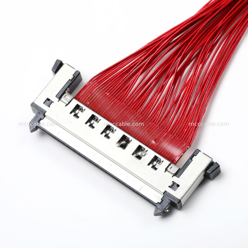 Комплекс микрокоаксиального кабеля с разъемом FI-RE51CL   Custom OEM High-Speed Interconnect