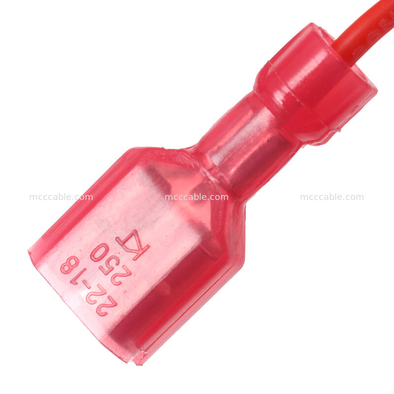 6.3 мм Женская лезвия терминальной силовой проводки с ферритовым ядром UL3239
